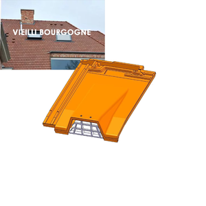 TUILE CHATIERE GIVERNY PV VIEILLI BOURGO